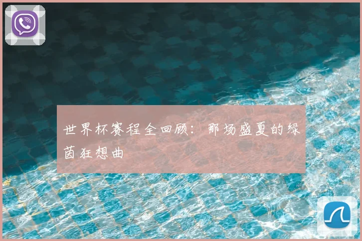 世界杯赛程全回顾：那场盛夏的绿茵狂想曲